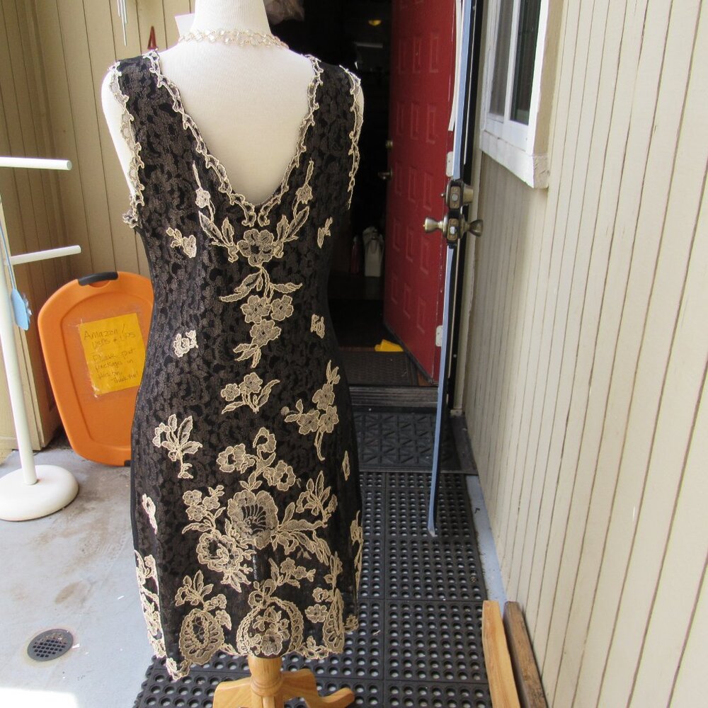 #6  NEW CLASSY LACY WOMEN'S DRESS  SIZE 12 US / 16UK